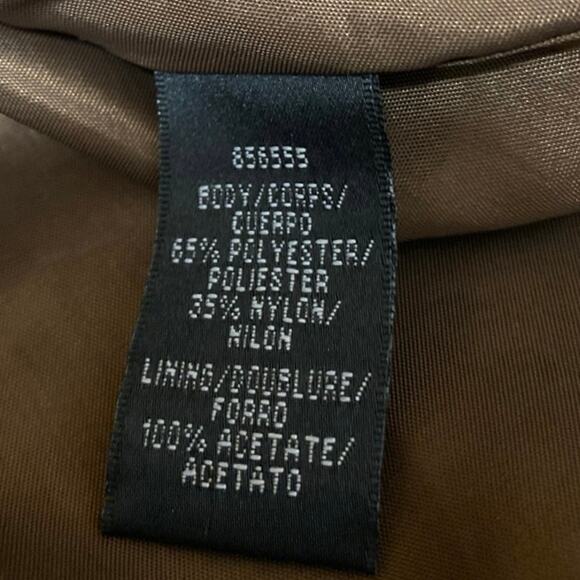 JS Collection Brown Satin Sequin Floral Embroidered Sleeveless Flare Dress 10 - Picture 5 of 5